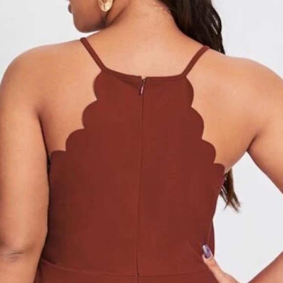 🗣 Plus Scallop trim cami dress - Picture 5 of 5